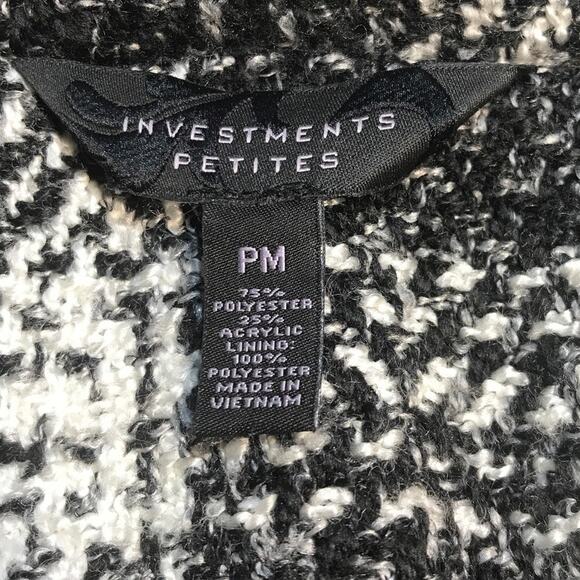Investments Plaid Collared Long Sleeve Jacket PM - Picture 3 of 7